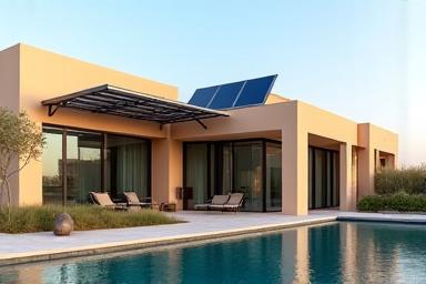 مشروع طاقة شمسية في الروضة